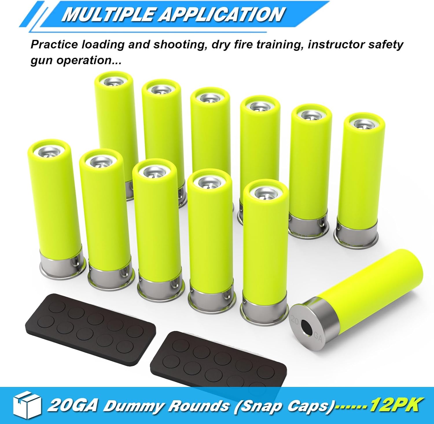 Artemis Dummy Rounds 9mm snap caps 9mm &20 Gauge Dummy Rounds 20 Gauge snap caps 20 Gauge