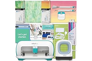 Cricut Joy Machine and Mini Easy Press Iron-On Bundle with Infusible Ink Materials