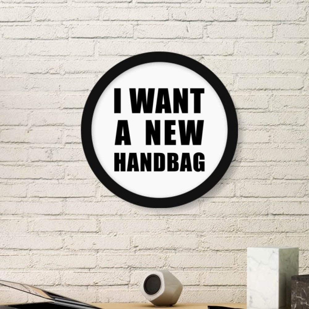 Cadre de peinture ronde noir DIYthinker avec sticker mural élégant pour décoration de maison