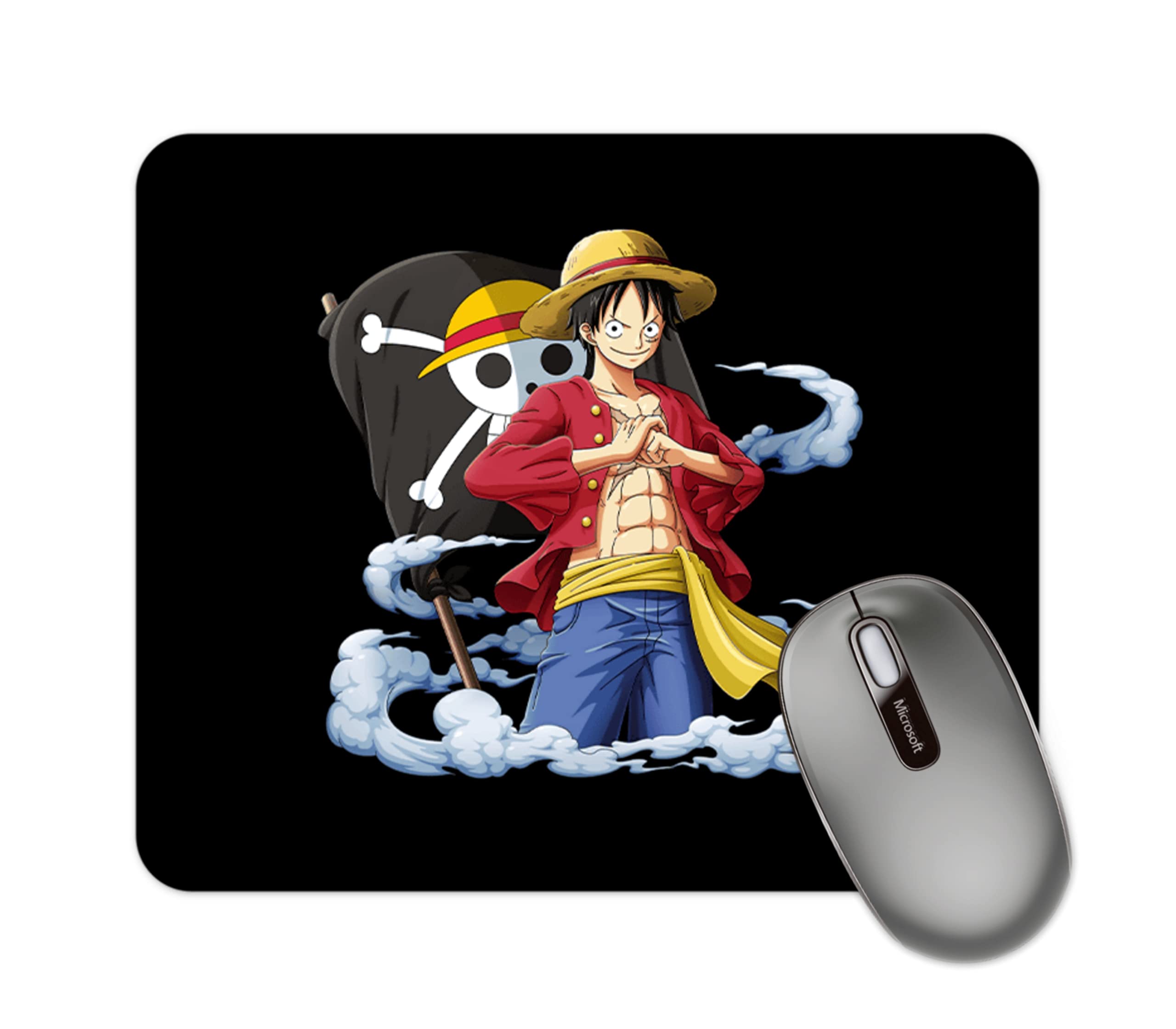 Darkbuck® Anime Mouse Pad for Laptop Desktop PC Gaming Mousepads Rubber Base with- Anti Skid One Piece Monkey D, Luffy Skull Mousepad (B09TFR7X32) Amazon Price History, Amazon Price Tracker