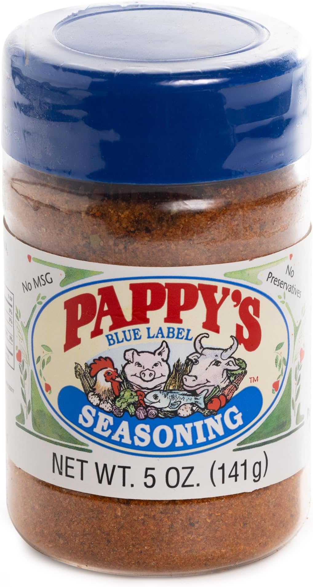 Pappy's Choice Seasonings - Less Salt. Perfect for bbq and smoked brisket, steak, beef, chicken, fajita, hogs, rib, seafood, bagel, popcorn, jerk, pizza and more.