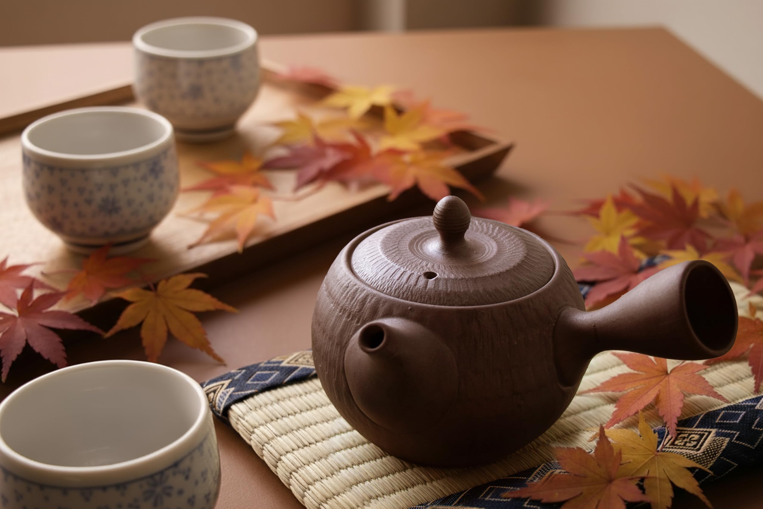 Asayu Japan Kyusu, Theiere Japonaise traditionnelle, Ceramique Nippone, Teapot Tokoname Isshin Tobikanna, 360ml, Artisanat ancien