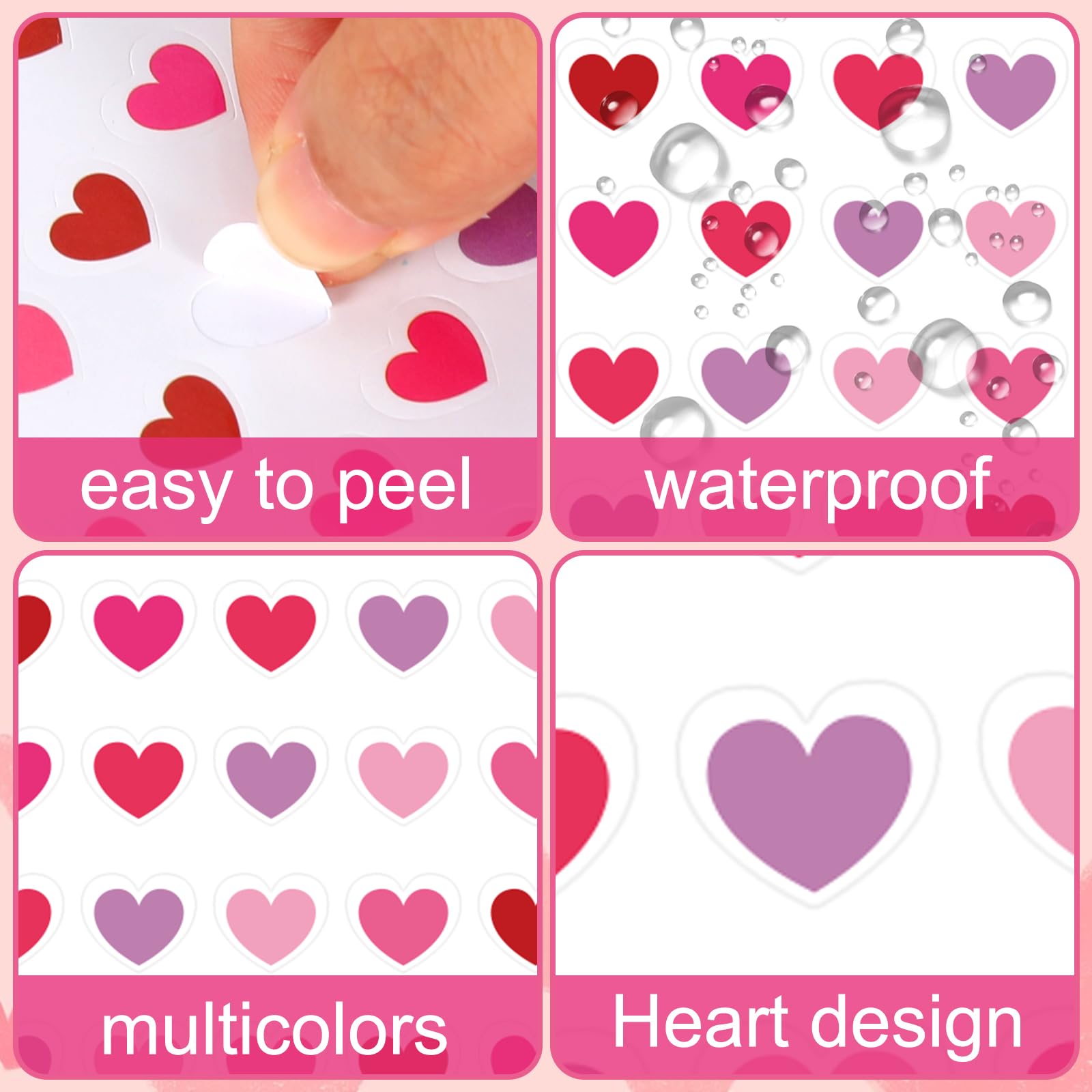 Amazon.com: JarThenaAMCS 2400Pcs Valentine's Day Mini Love Heart