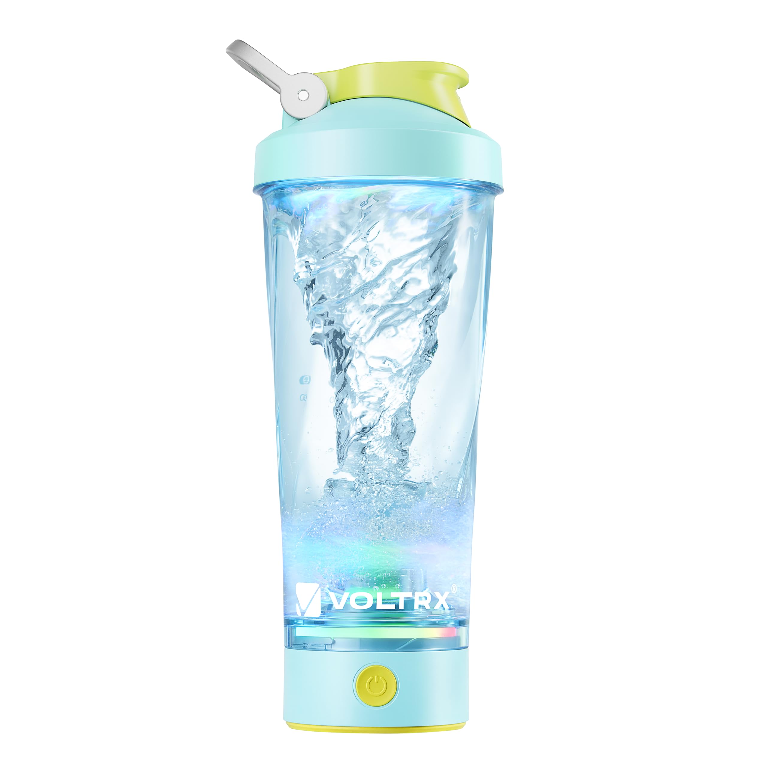 VOLTRX Shaker Bottle (color version),Protein Shaker Bottle Upgrade IXP7 Waterproof,USB C Electric Protein Shaker Powerful for Smoother Protein Shakes,BPA Free,600ml Cup.