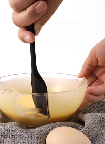 Miniatura 4 de Juego de 4 espátulas de silicona, herramientas de cocción resistentes al calor, utensilios de cocina antiadherentes, para cocinar y hornear