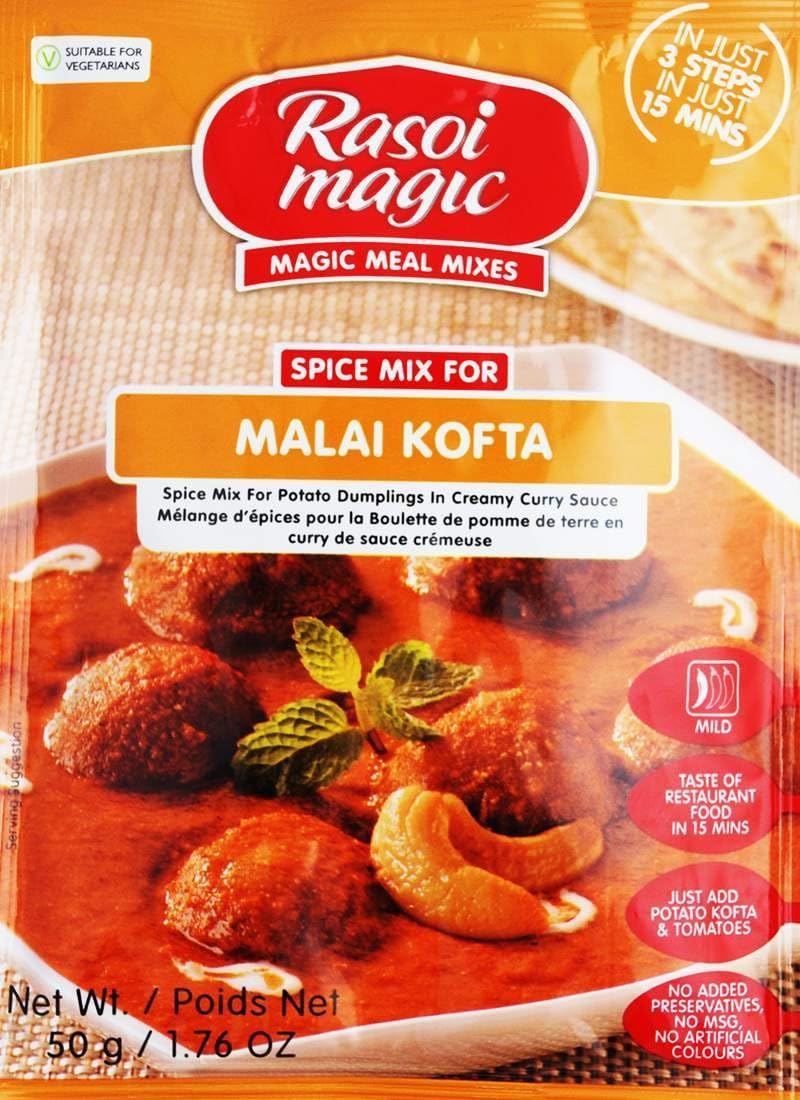 Amazon.com : Rasoi Magic - Malai Kofta - 50g, Orange : Grocery ...