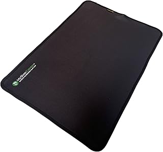 MyShoeCovers Service Technician Tool Mat, Work Mat for Counter and Floor Surface Protection, S-18"x26" Black