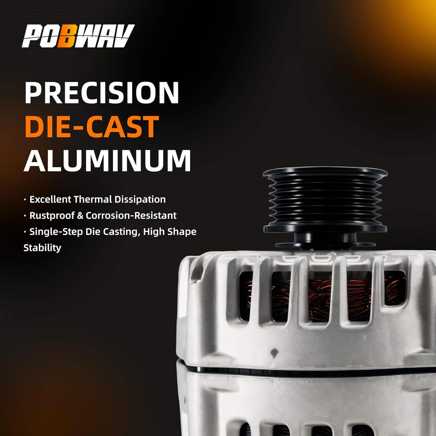 06E903023B Alternator 220A Compatible with Audi Q7 2013 2014 2015 V6 3.0L GAS Supercharged, Replace#11821, FG23S065, 06E903023B, 6E903023B, A3123, 439816, 440470