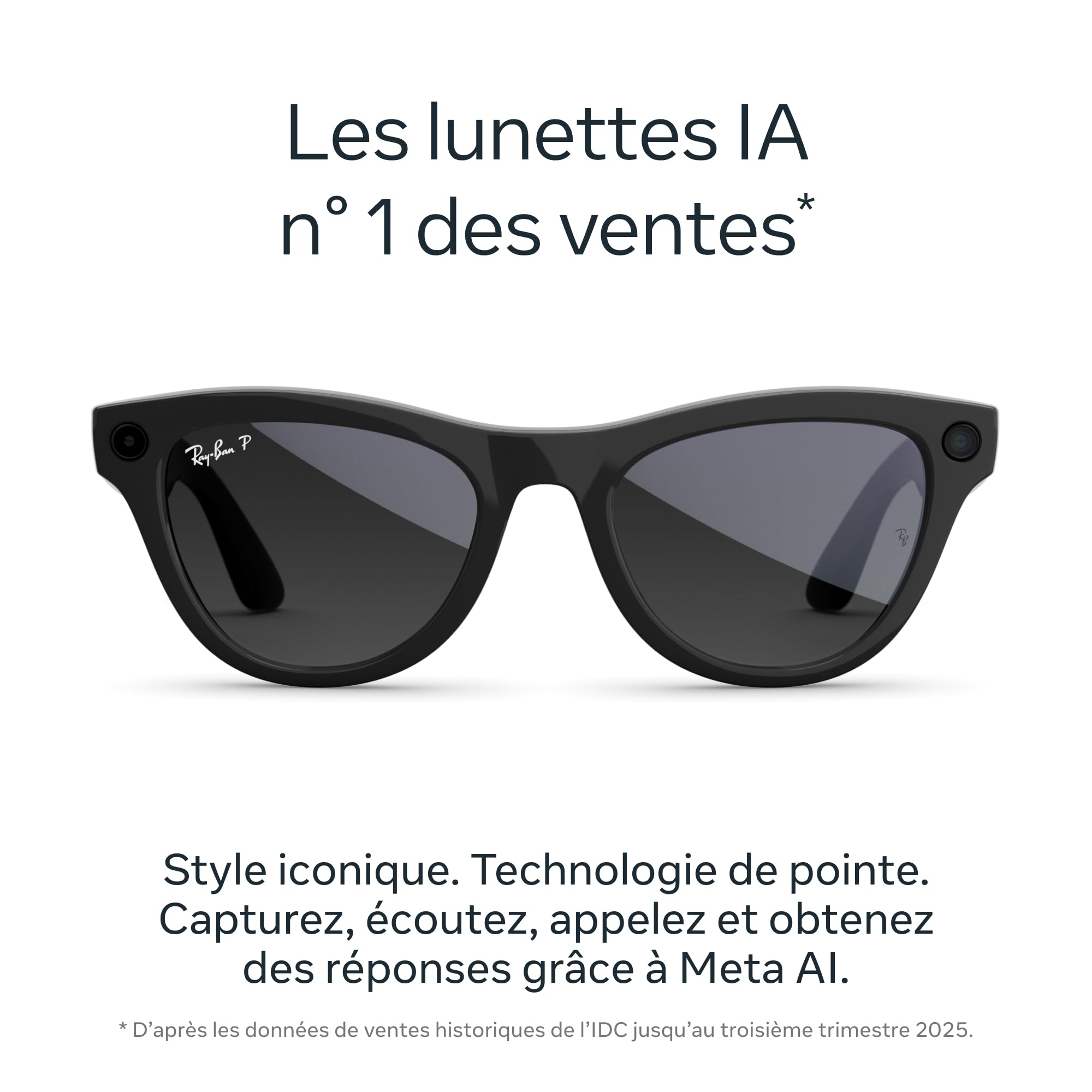 Ray-Ban Meta (Gen 2) Skyler Lunettes IA pour Homme et Femme