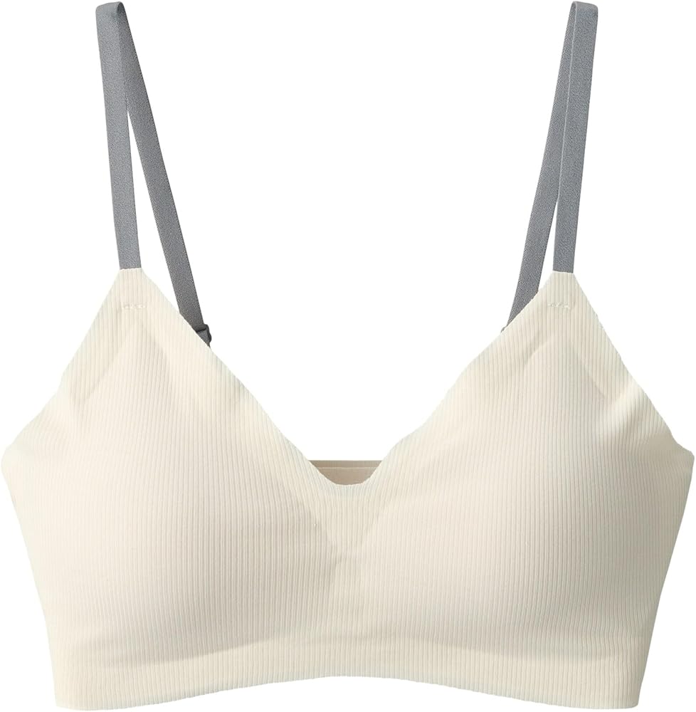 Amazon | 無印良品 婦人 肌あたりがやさしいリブブラジャー レディース