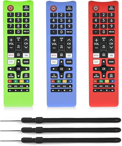 Miniatura 2 de Funda protectora para control remoto Samsung TV, funda protectora de silicona compatible con el mando a distancia Samsung Smart TV BN59-01301A