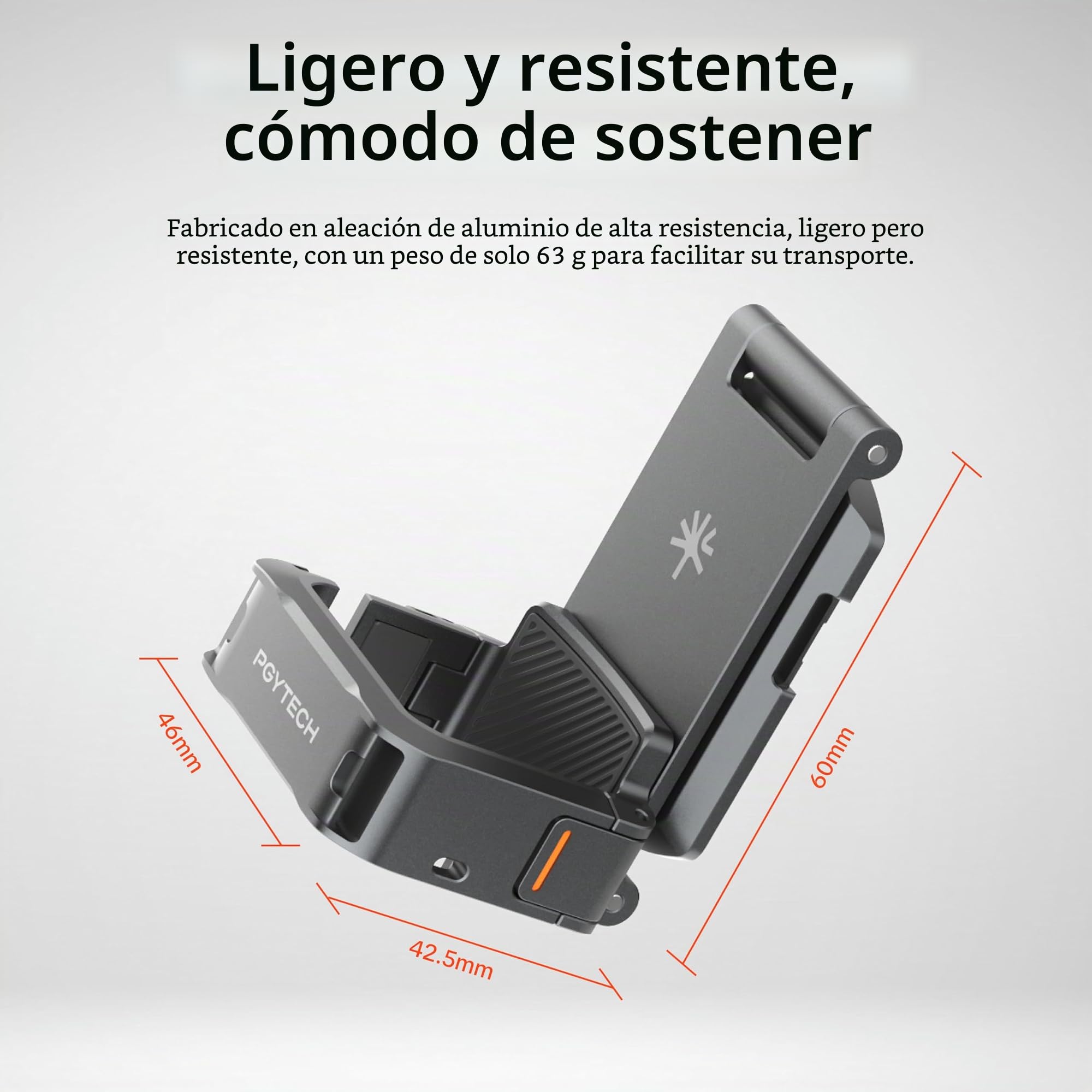 PGYTECH Expansion Adapter Magnética para dji Osmo Pocket 4/3, Soporte Plegable con Arca-Swiss y Zapata Fría, Rig de Vlogging 40N, Accesorio Jaula Ligera de Protección