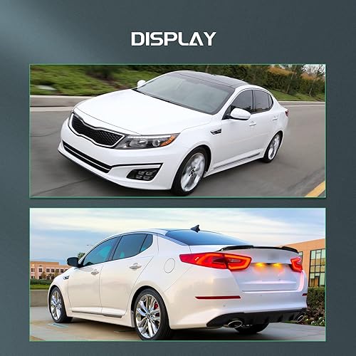 Miniatura 252 de SCITOO Spoiler Wing GT Style Universal 52" ABS Brillante Carbono Aspecto Trasero Alerón Alerón