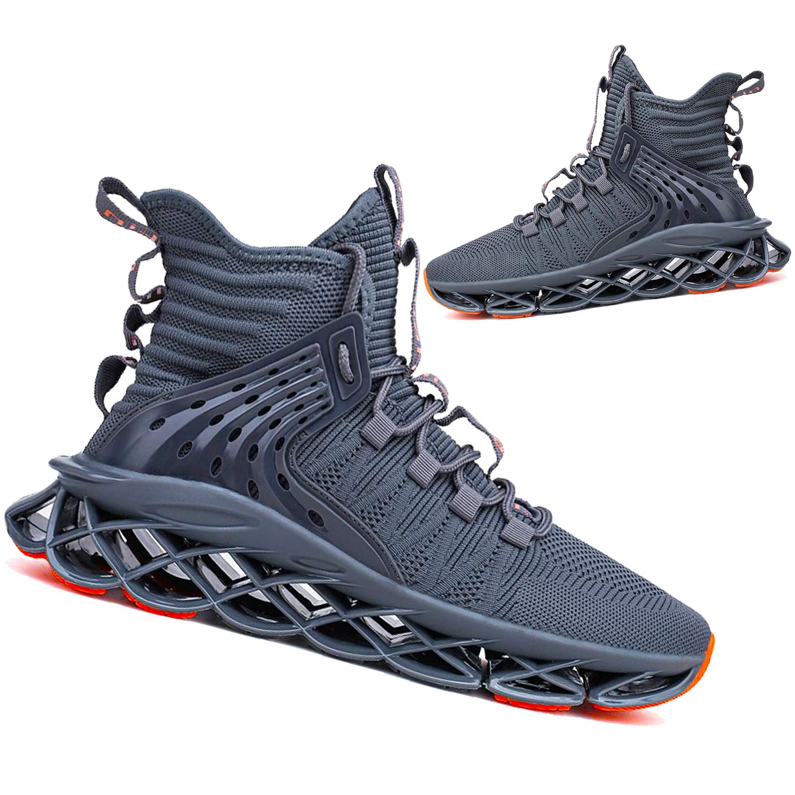 Men's Running Shoes Non Slip Athletic Tennis Walking Blade Type Sneakers Hip Hop