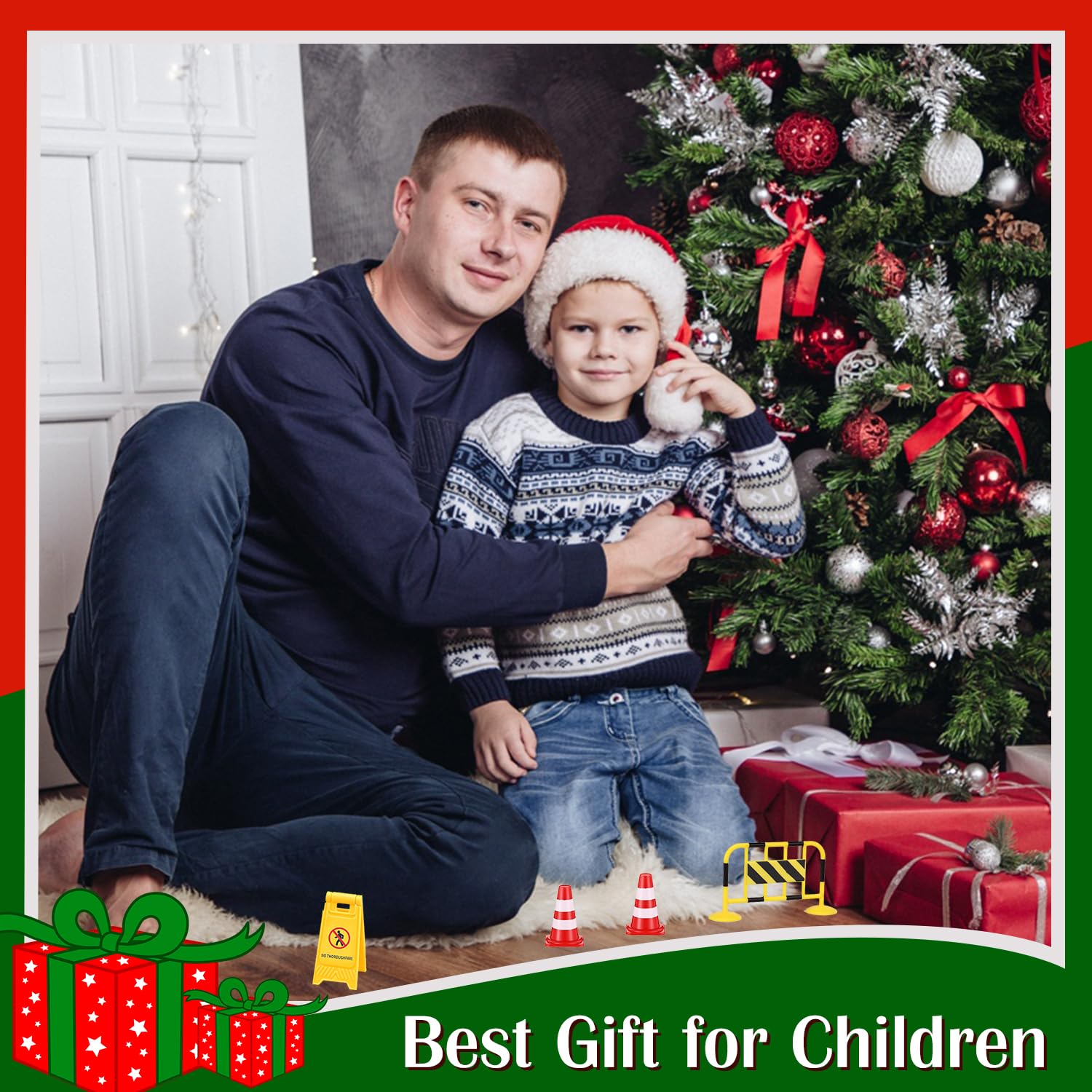 Wichtel Baustelle Set 42-teilig - Weihnachtsdekoration Mit Mini Werkzeugen