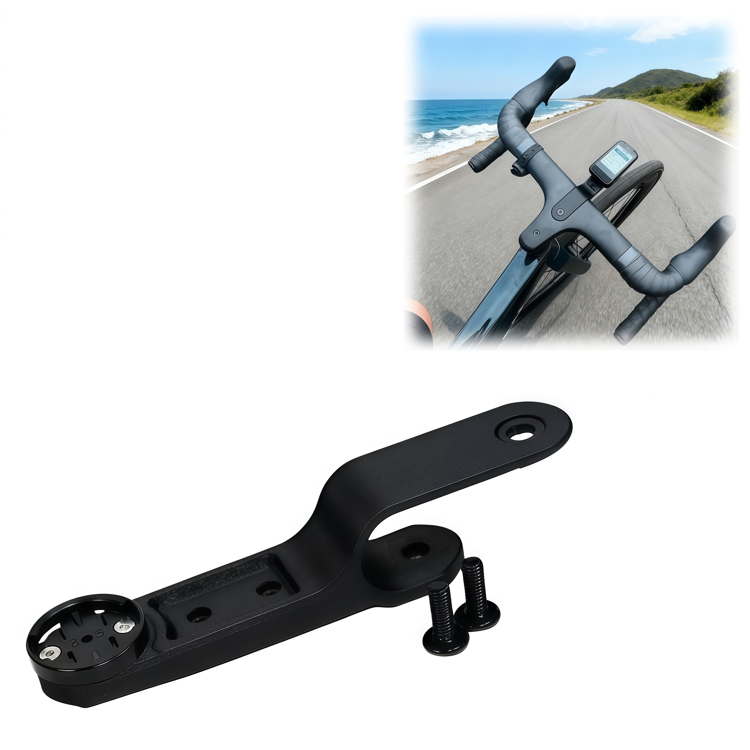 WANAHTON For Canyon Gear Groove Mount - Lightweight for Garmin/fit Wahoo Computer Mount for CP0039, CP0047, CP0048 Cockpits, Includes Mounting Screws