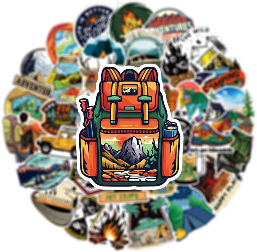 Amazon.co.jp: キャンプ ステッカー セット50枚 おしゃれ Amazon.co.jp: キャンプ ステッカー セット50枚 おしゃれ