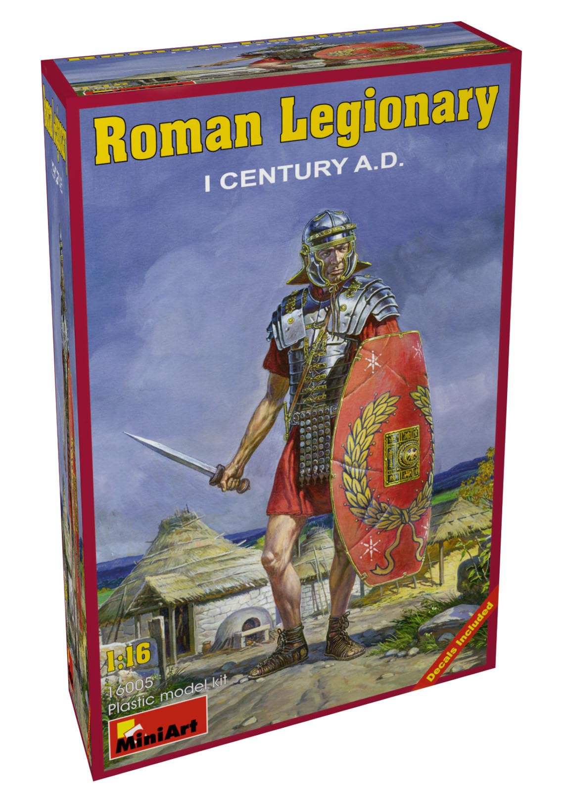Miniart 1:16 Scale Roman Legionary I century A.D. Plastic Model Kit