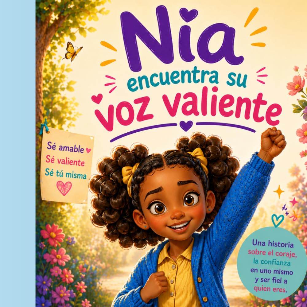 Nia Encuentra Su Voz Valiente: Una historia infantil sobre autoestima, emociones, amistad y aprender a hablar con valentía