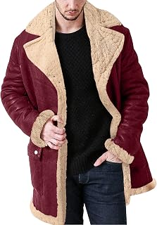Men's Winter Warm Coat Windproof Puffer Jacket with Hood Outdoor Parka Jacket Mid-Length Outerwear Coat Softshell Jackets Mens Mens Parka Coats Fur Hood Anorak Jacket Men'S