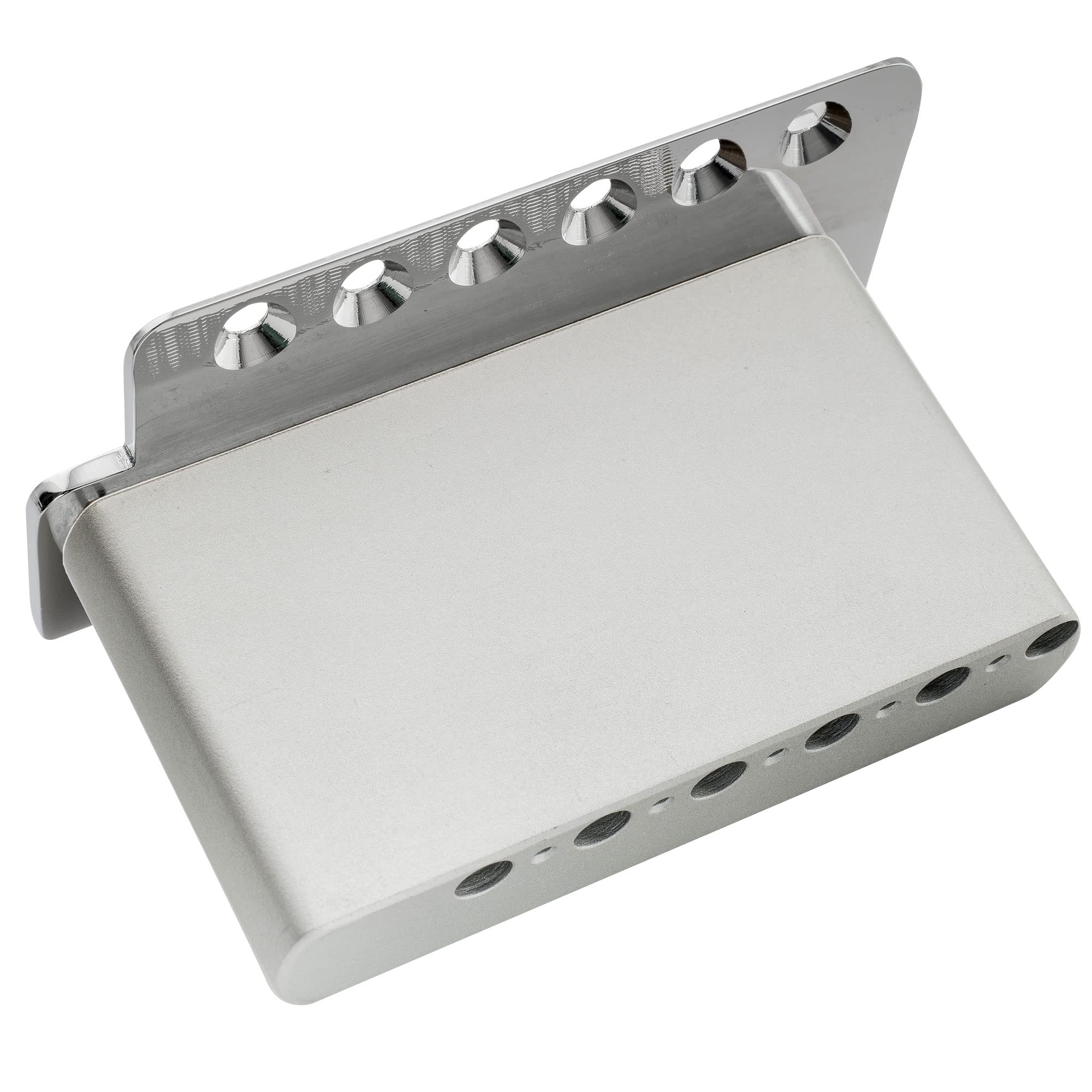 Musiclily Ultra Solid Stalowe Styl MIM 42mm Blok Tremolo 10,5mm Rozstaw Strun do Meksyku Fender Strat i Chin Squier Classic Vibe/Speical Gitary Elektrycznej | do gitary elektrycznej Fender Standard 6 śrub styl vintage MIM Mexico Strat