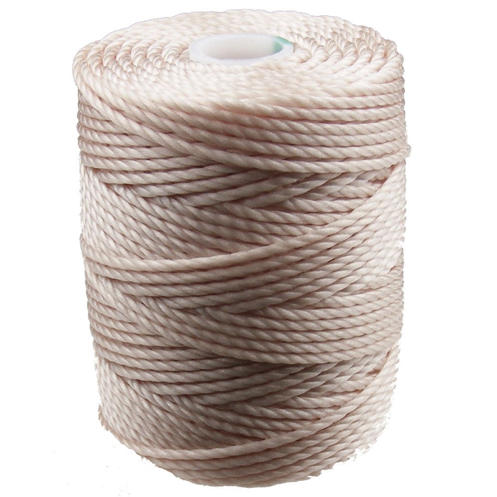 C-LonTex 400 Heavy Weight Bead Cord, Sea Shell - 1.0mm, 39 Yard Spool