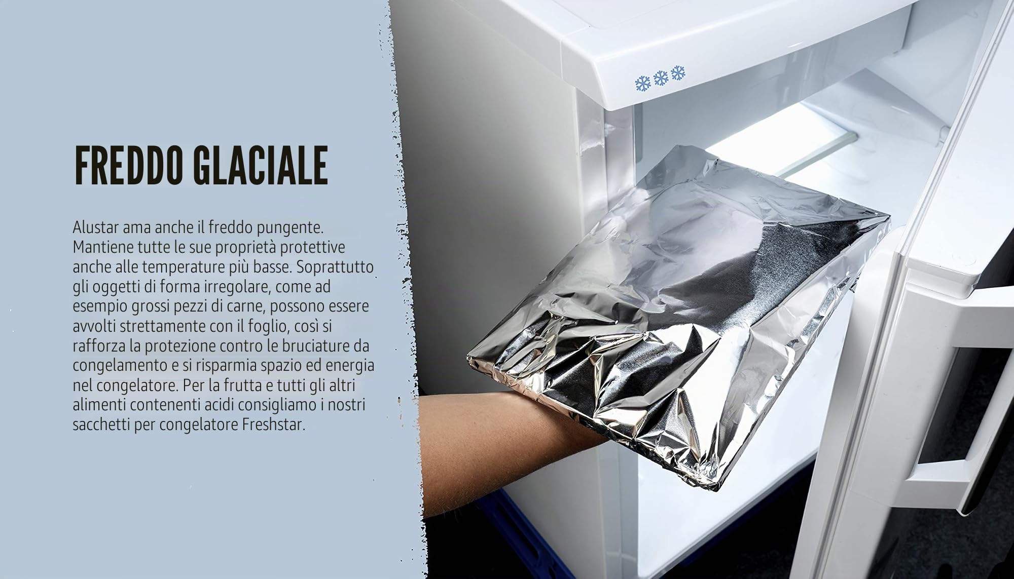 Sistema di Ricarica Pellicole Alimentari in acciaio inox 30 cm, con 500m Jet-Cut + pellicola Alustar 70m