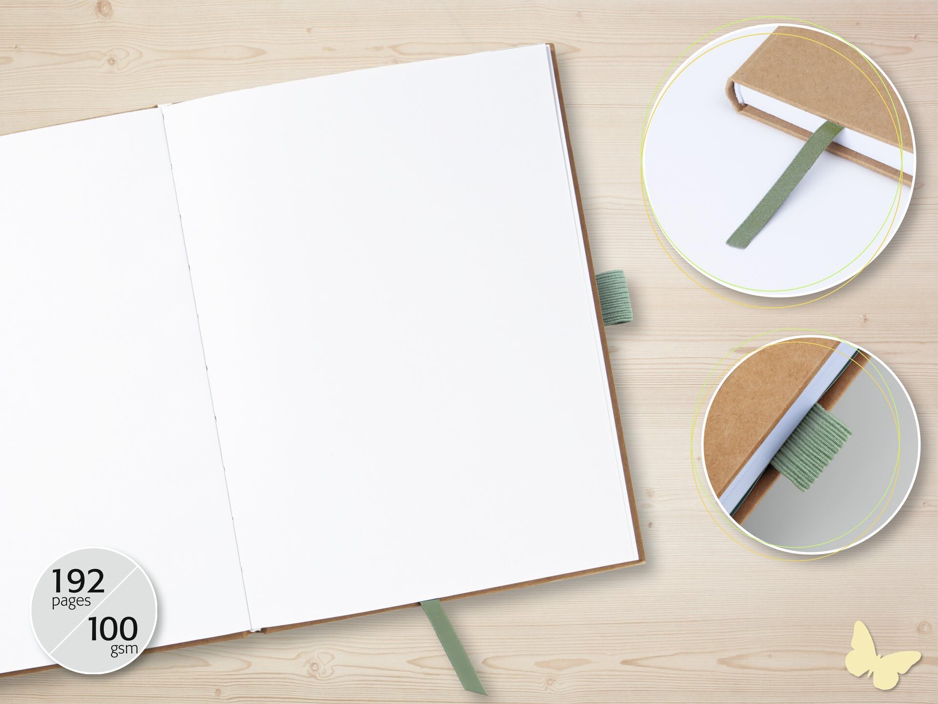 sigel Carnet de notes Jolie Pure Feathers, A5, ligné sigel Carnet de notes Jolie Pure Feathers, A5, ligné