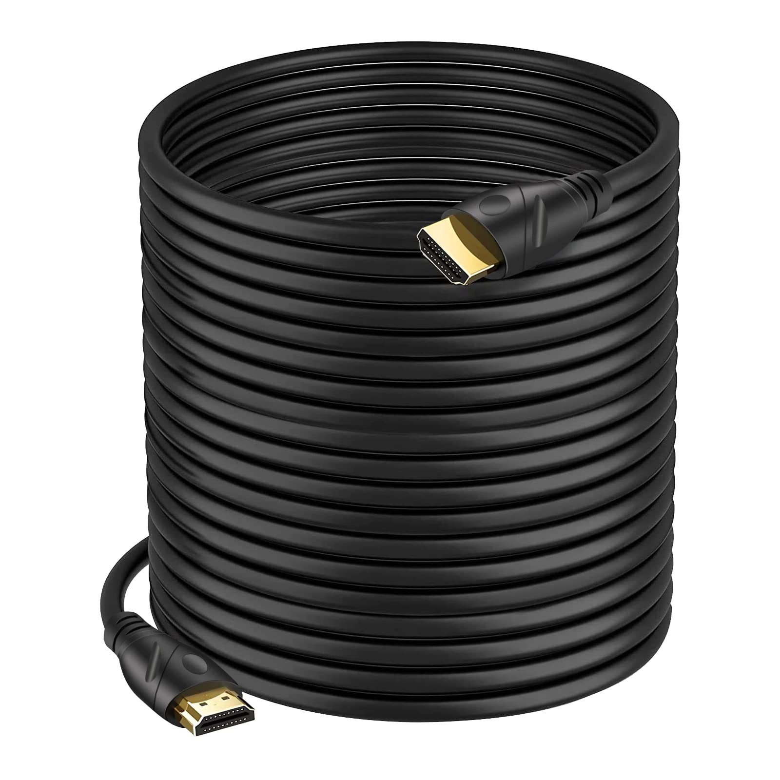 4K HDMI Cable-Jorenca 100FT(HDMI 2.0,18Gbps) Ultra High Speed Gold Plated Connectors,Ethernet Audio Return,Video 4K,FullHD1080p 3D Compatible with Xbox Playstation Arc PS3 PS4 PS9 PC HDTV-Black