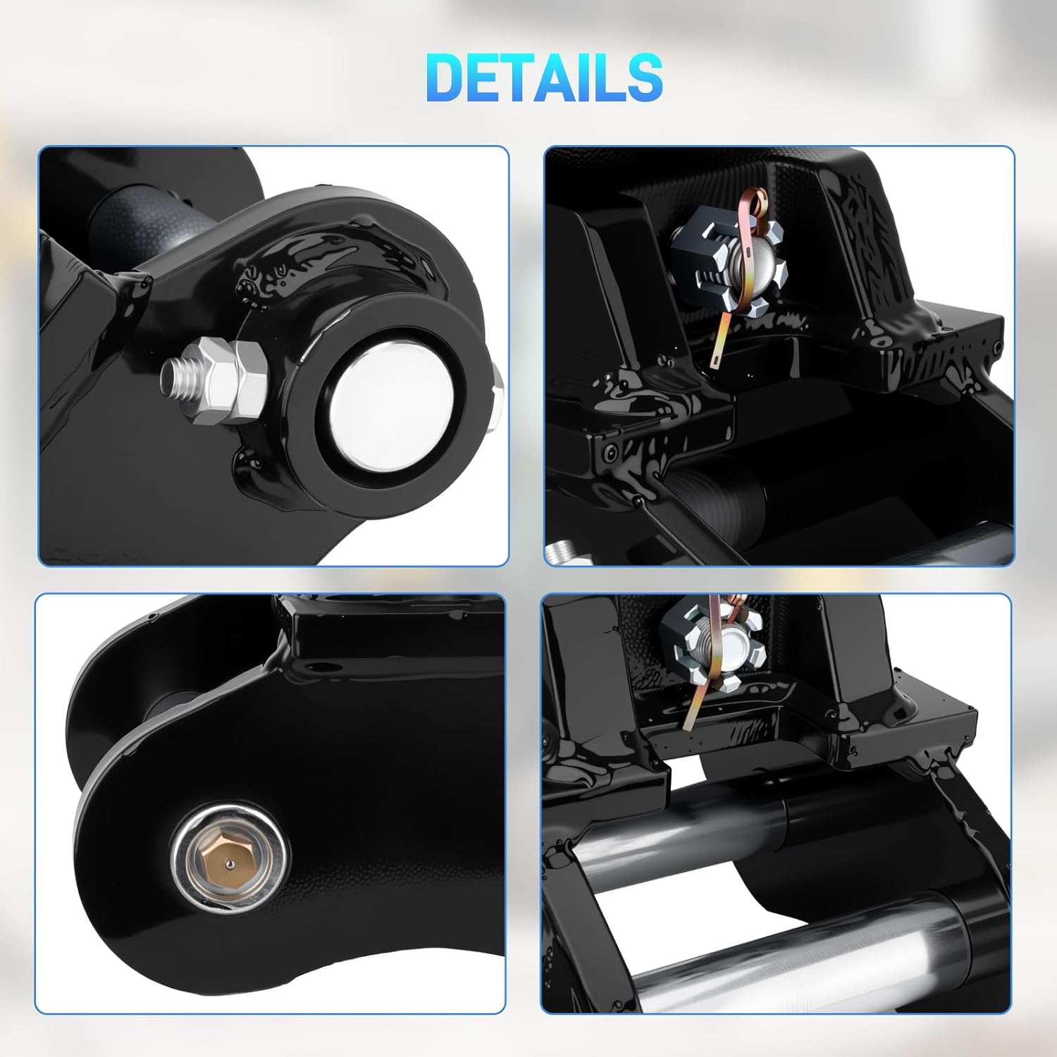 Mini Excavator Quick Change Hitch Compatible with Small Digger Quick Coupler Excavator Attachments Quick Hitch Compatible with Most of up to 3 tons Mini Excavator - Image 7