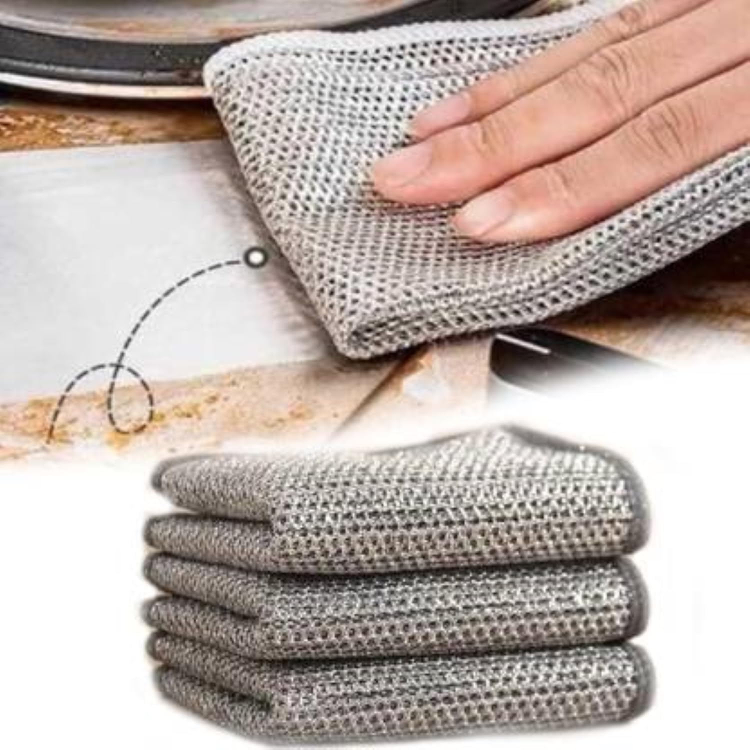 See full amazon price history chart for Urban Scrubber Ease for Kitchen Non Scratch Dish Wash Cloth | Steel Scrubber for Utensils | Wire Mesh Cleaning Cloth, Steel Wool Scrubber for Kitchen Cleaner Cloth (Pack of 3) Urban Scrubber Ease for Kitchen Non Scratch Dish Wash Cloth | Steel Scrubber for Utensils | Wire Mesh Cleaning Cloth, Steel Wool Scrubber for Kitchen Cleaner Cloth (Pack of 3) (B0D7WGRZTH) Amazon Price History, Amazon Price Tracker