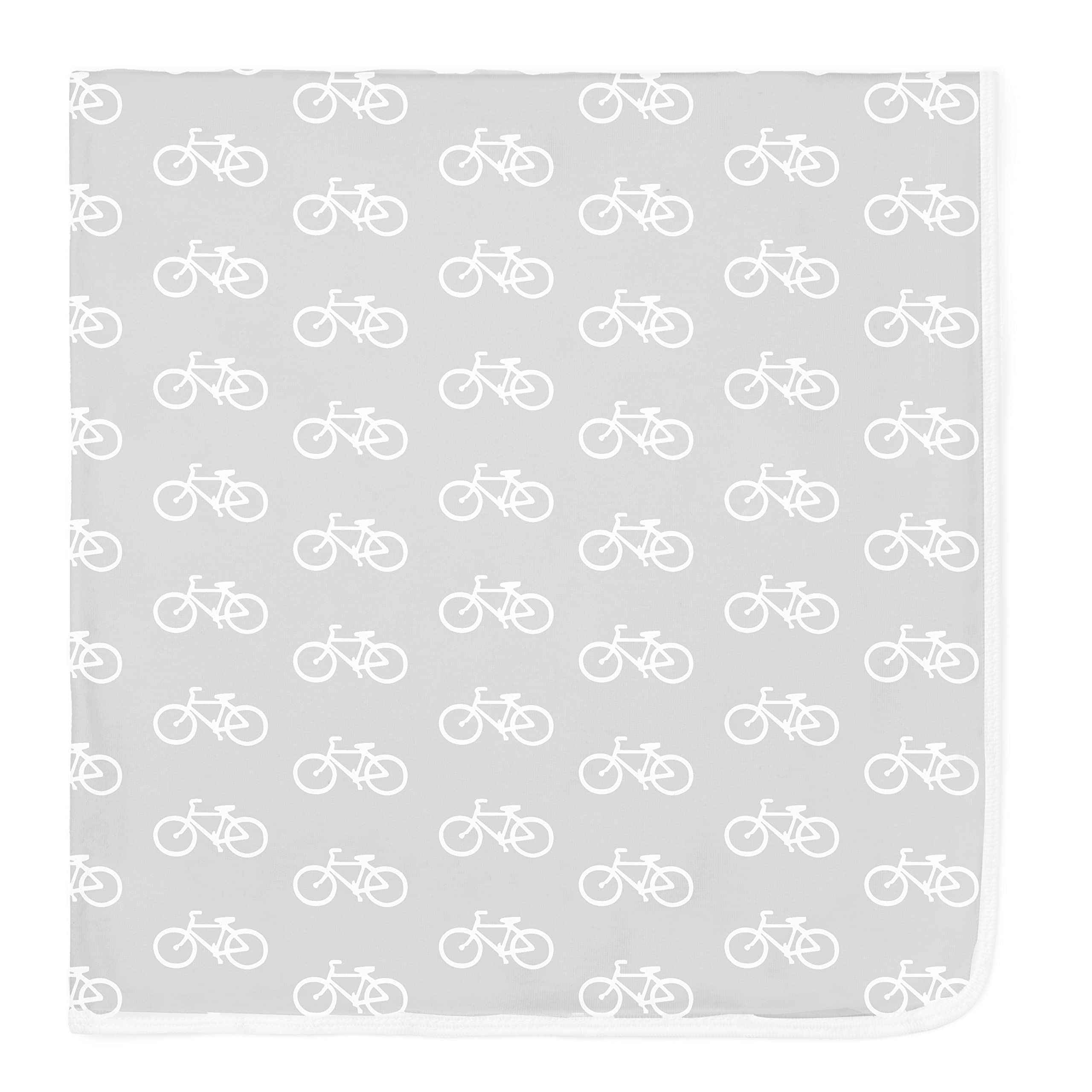 Baby Blankets - Soft Pure Cotton Swaddle Blankets For Boys And Girls - 6 Pack Grey & White Designs - Multi Use - 30 X 30 Inches