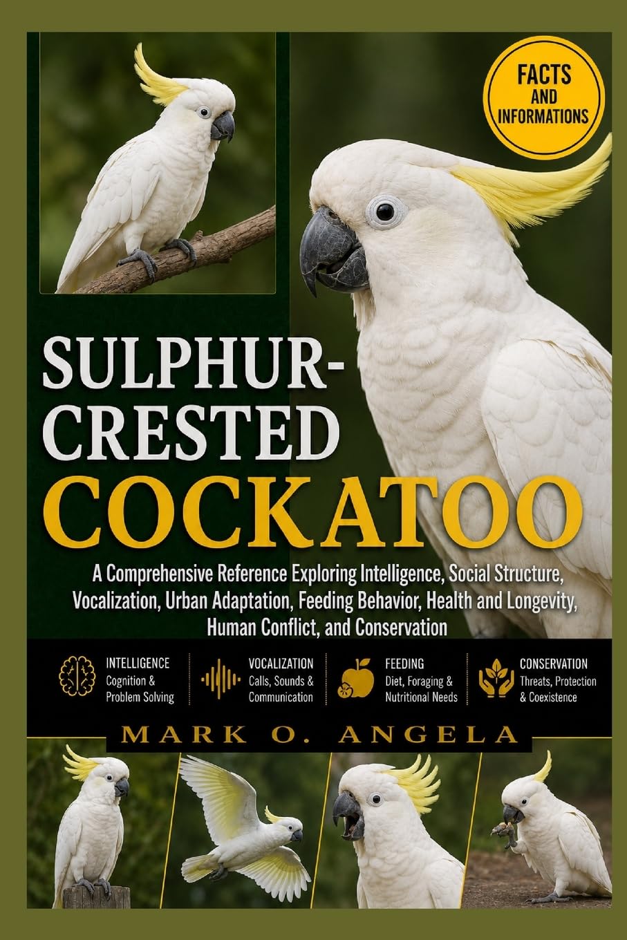 SULPHUR-CRESTED COCKATOO: A Comprehensive Reference Exploring Intelligence, Social Structure, Vocalization, Urban Adaptation, Feeding Behavior, Health and Longevity, Human Conflict, and Conservation