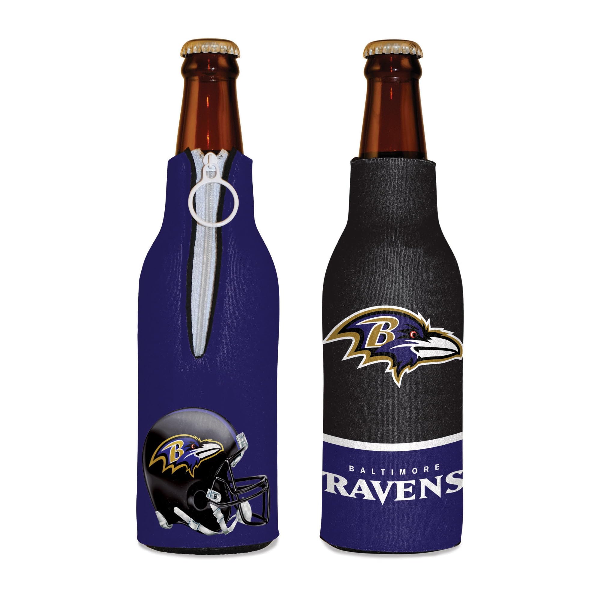 WinCraftNFL Baltimore Ravens Bottle Cooler, Team Colors, One Size