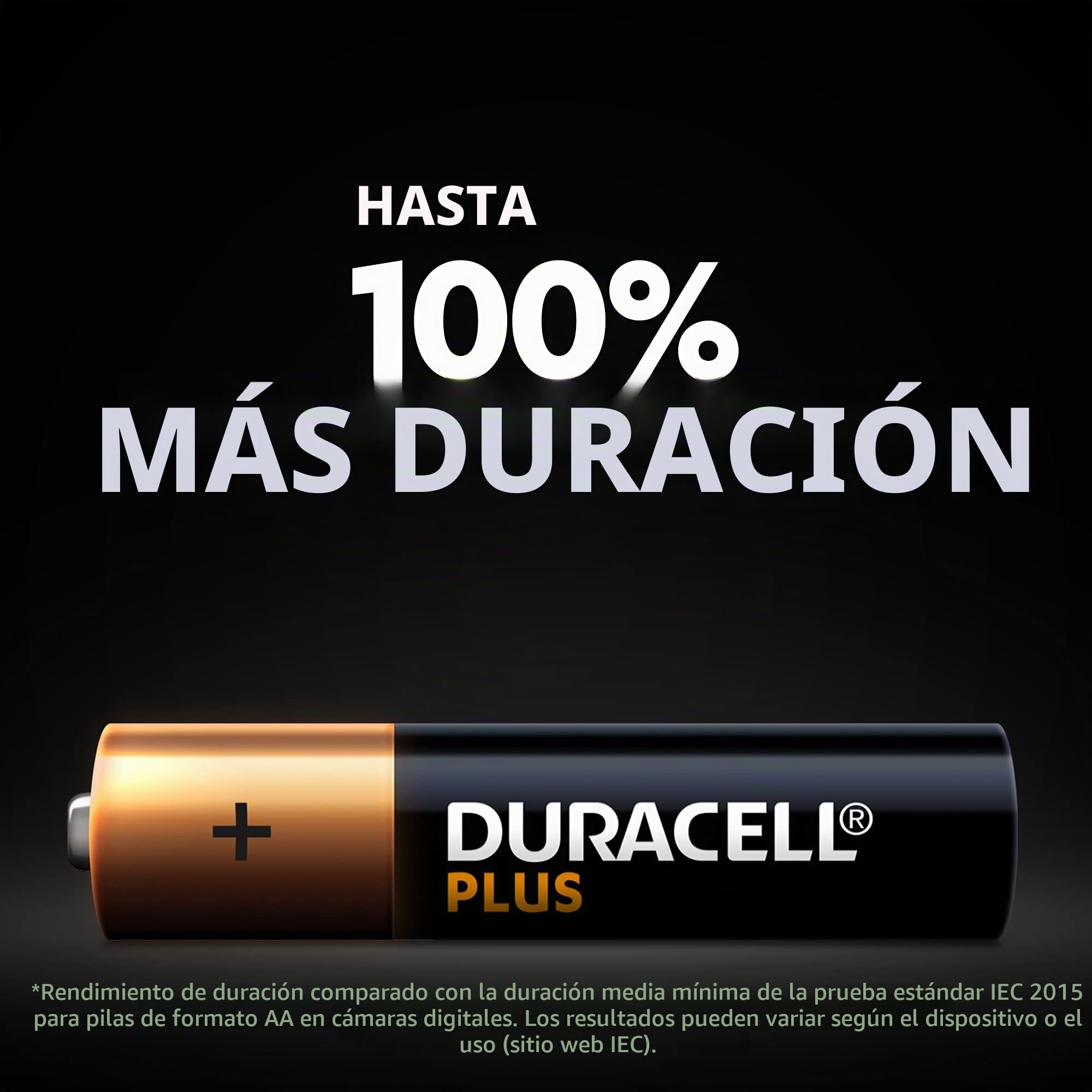DURACELL Plus Pilas AAA (Paquete de 48) – Pilas alcalinas 1,5 V–hasta un 150% de duración Extra con Activos Power Boost–Fiabilidad para Dispositivos cotidianos–Envase con 0% de plástico-MN2400