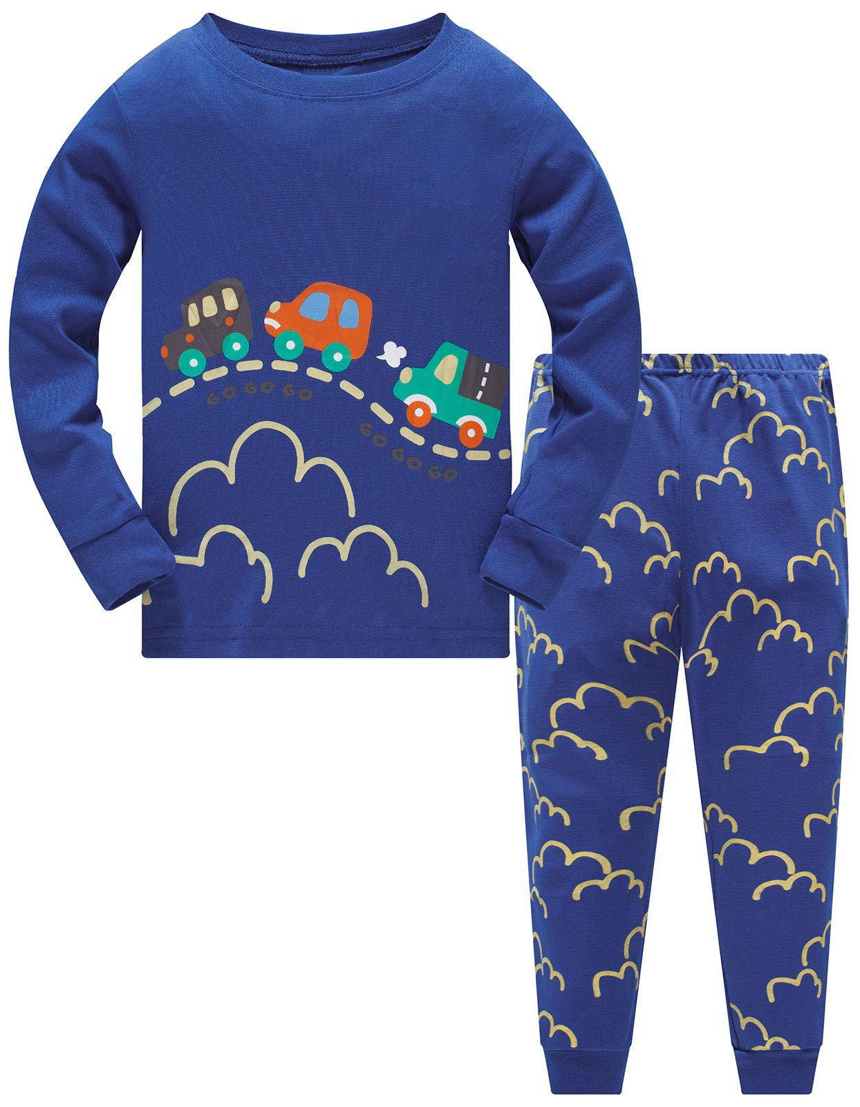 TEDD Boys Pyjamas Dinosaur Nightwear Cotton Toddler Clothes Kids Sleepwear Long Sleeve Christmas Pjs Sets 2 Piece Outfit Xmas Gift 1-12 Years — view 8