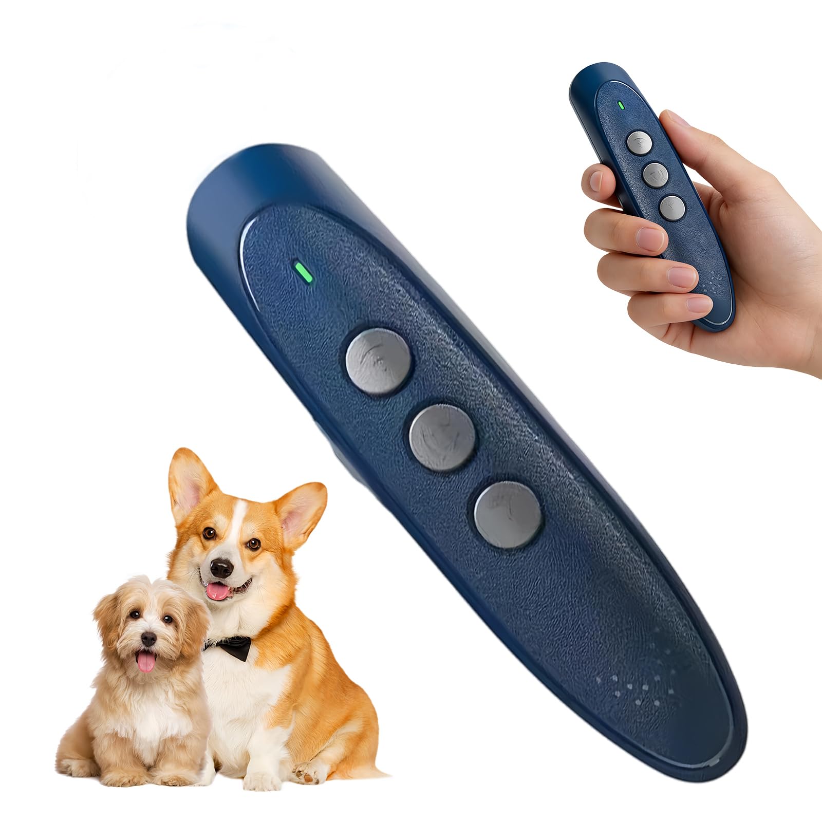 Anti Barking Device for Dogs, Ultrasonic Bark Deterrent & Training Tool, Rechargeable Handheld Bark Control Tool, Safe to Stop Excessive Barking for Small Medium Large Dogs, Indoor Outdoor Use