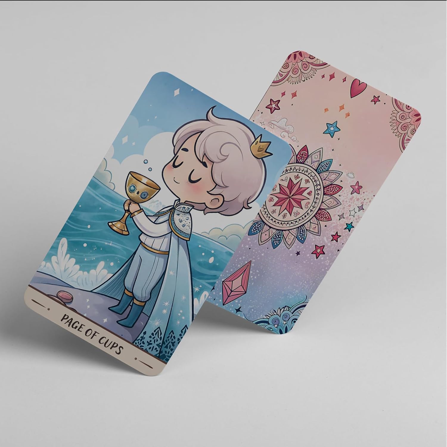 Starlit Dreams Tarot, Whimsical Tarot and Oracle Cards for Beginners, Cute Fortune Telling Deck with Dreamy Pastel Artwork for Healing, Self-Care, and Spiritual Guidance, 78 Cards 2.7x4.7 inch - Image 4