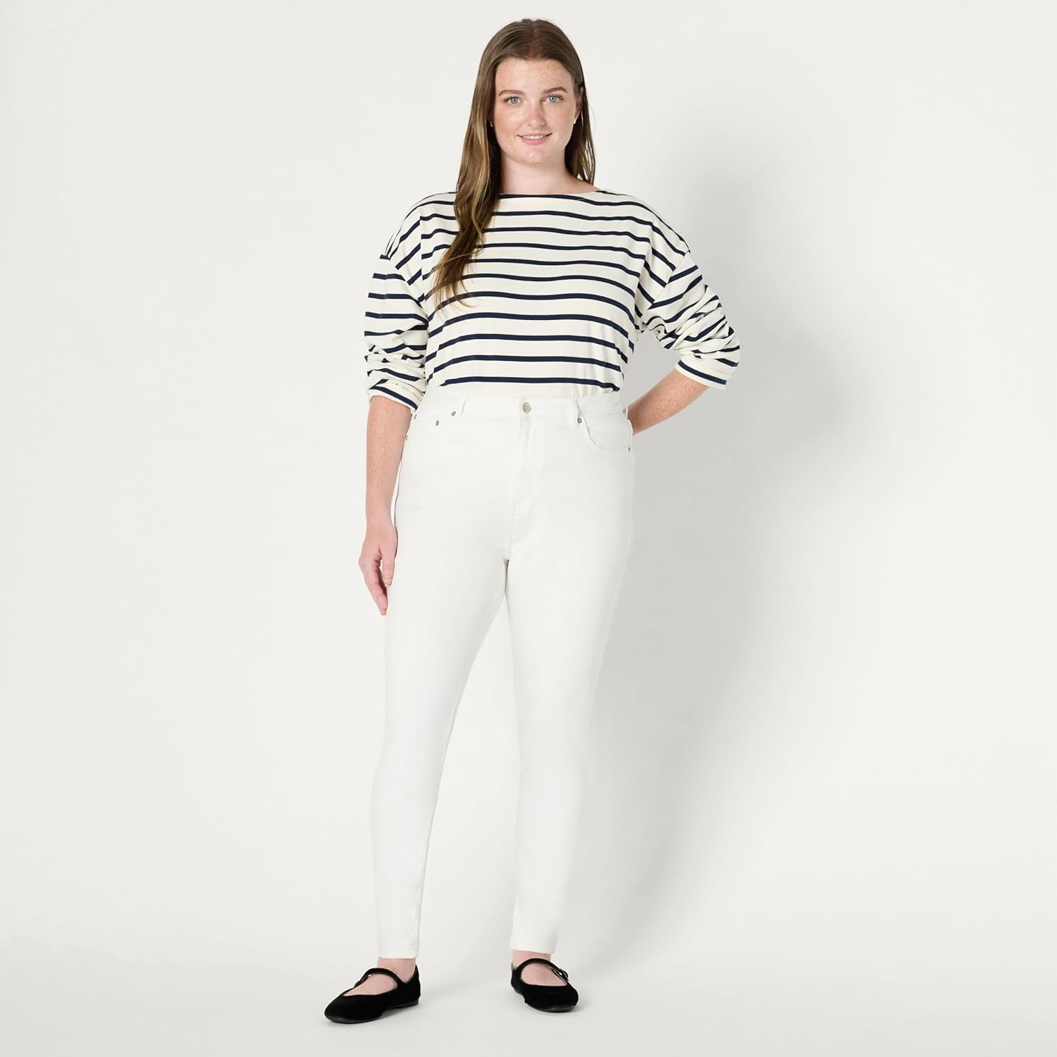 Amazon Essentials Women's Women's High Stretch High-Rise Skinny Jean - Image 6