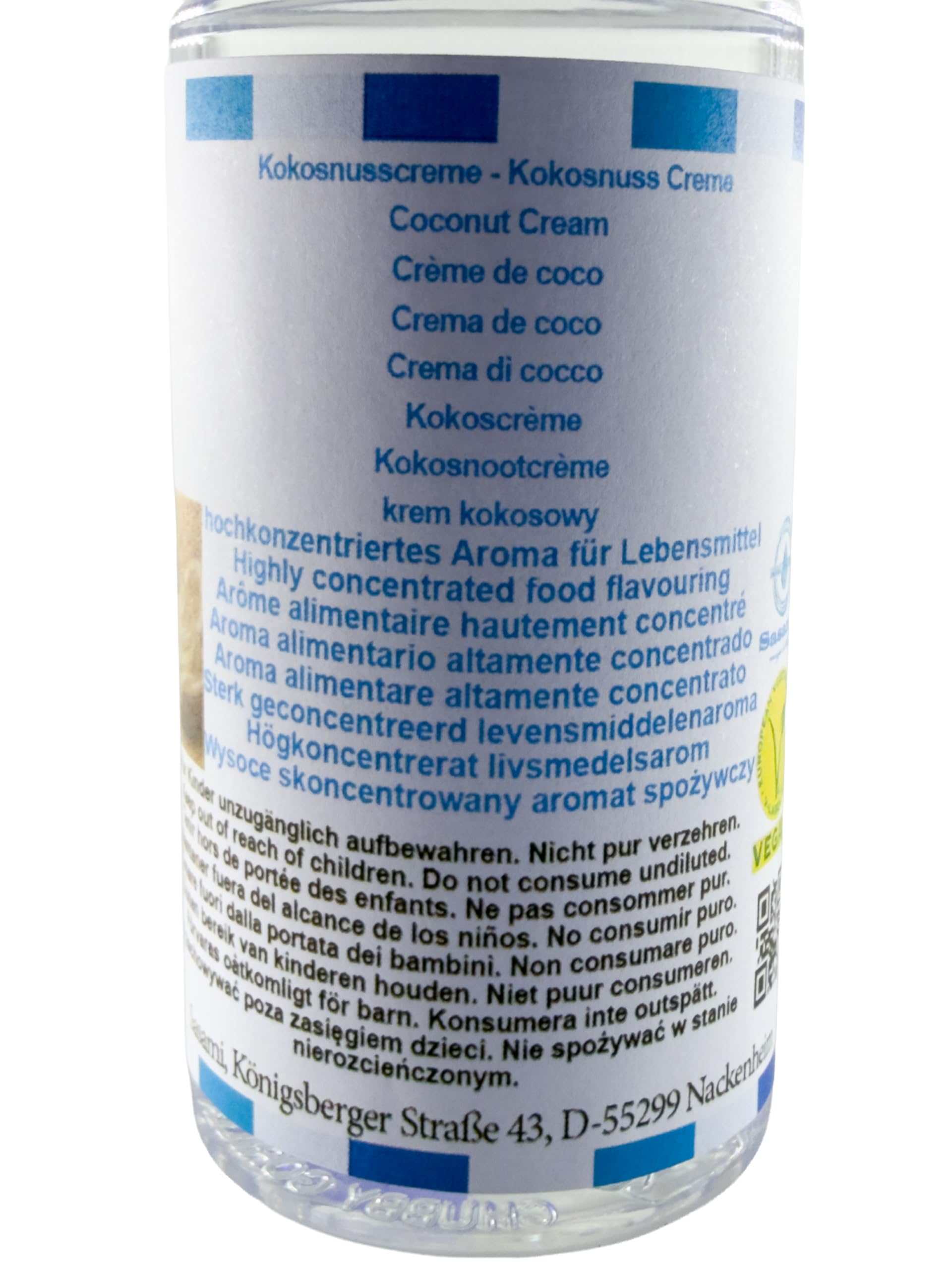 Coconut Cream - Coconut Cream Flavor Concentrate - Vegan - Sasami - 10ml — view 6