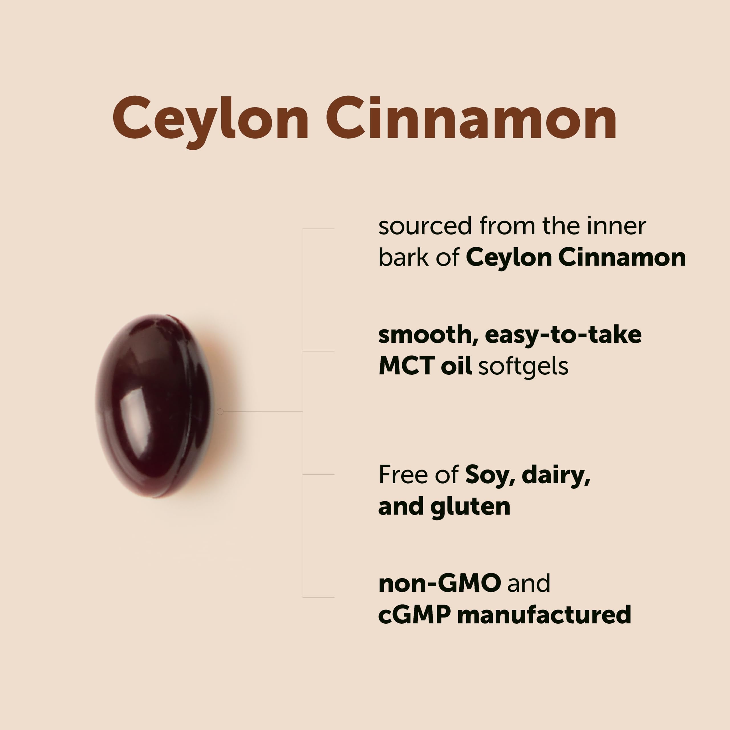 Micro Ingredients Ceylon Cinnamon, 300 Softgels, Made with MCT Oil — Amazon image 3