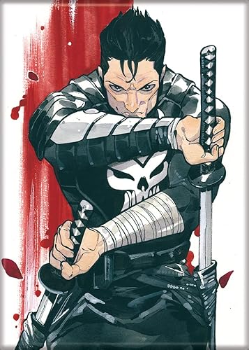 Imán Ata-Boy Marvel Comics - Casisher #1 Peach Momoko Variant Cover 2.5 x 3.5 pulgadas, imán castigador para refrigeradores, pizarras blancas y