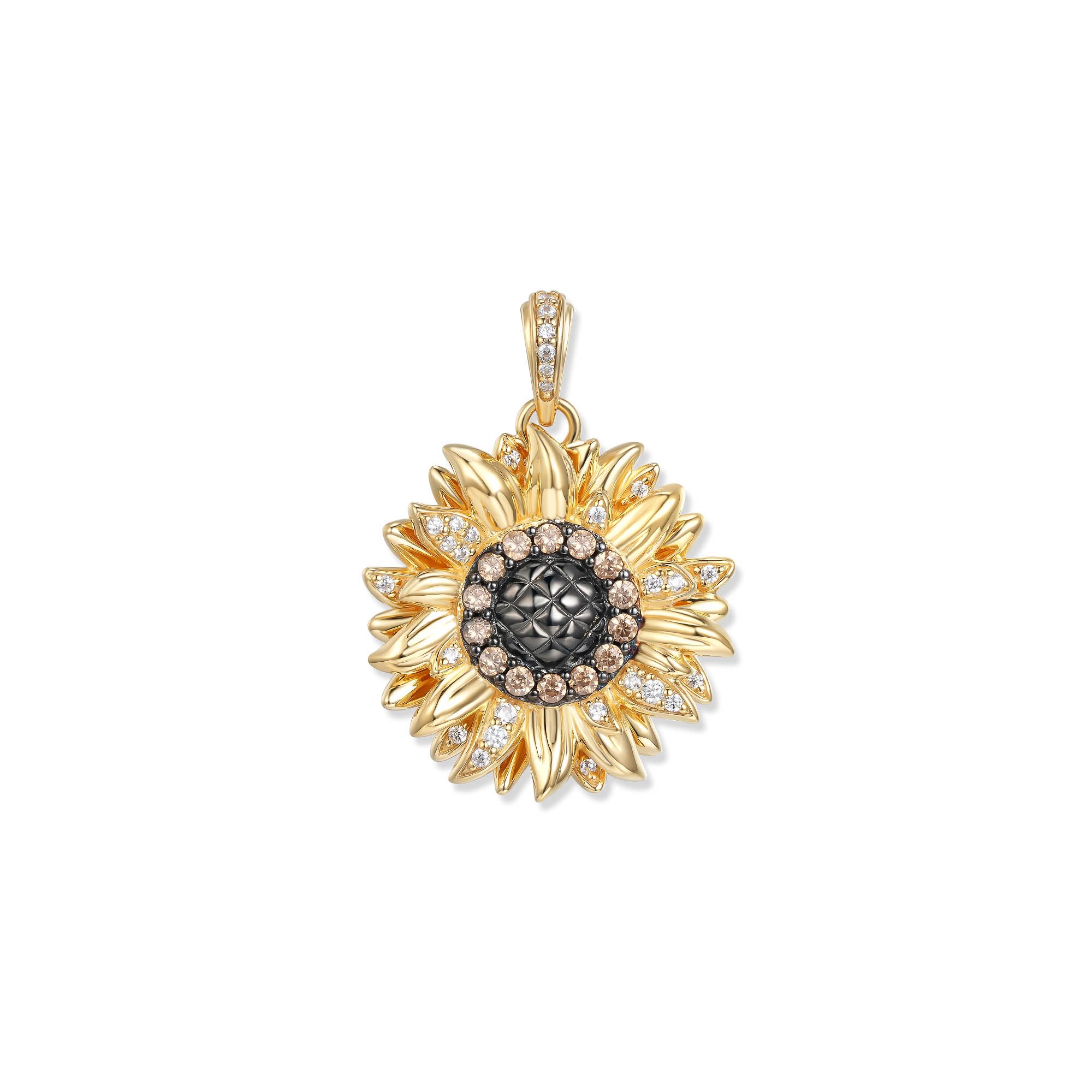 Seinerzeit Ciondolo girasole Solana color oro SZA-3960-432