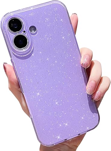 Miniatura 7 de Funda compatible con iPhone 15 Pro de 6.1 pulgadas (versión 2023), bonito color neón brillante, con purpurina, delgada, delgada, a prueba de golpes,