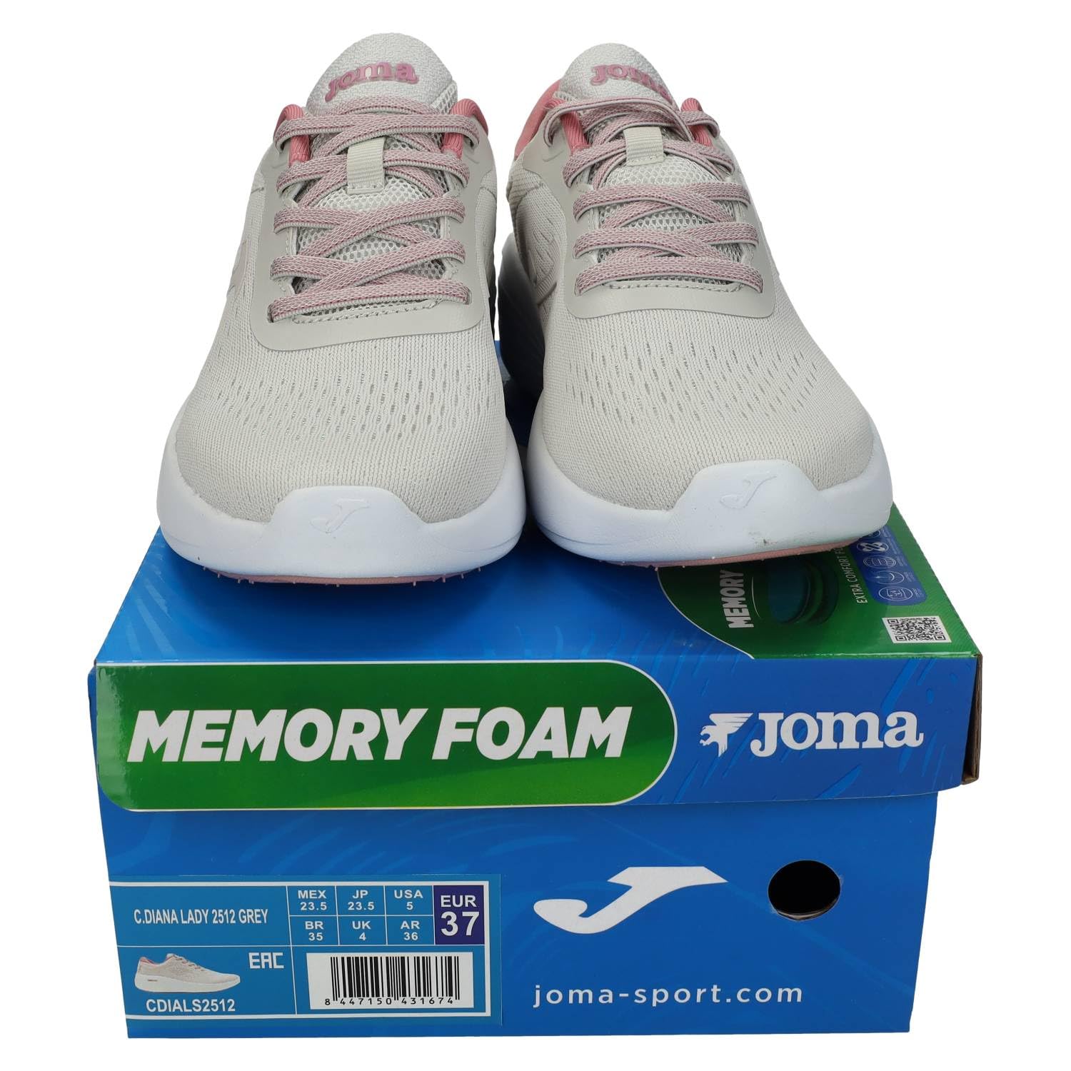 Joma CDIALS2512 Deportivas Mujer Color Gris con Tejido Transpirable Mujer Deportivos
