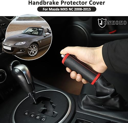 Miniatura 4 de Cubierta de freno de mano para coche, cubierta protectora de freno lateral dedicado para Mazda MX-5 RF Miata 2015-2019