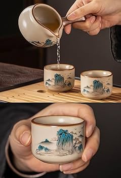 中国茶器 3点セット 山水画 中国茶器 3点セット 山水画 Amazon.co.jp: FLYILIA 中国茶器