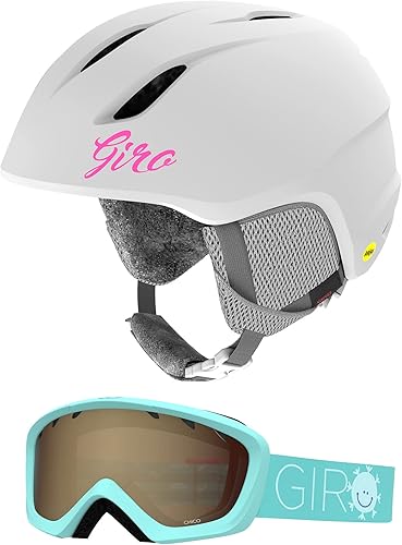 Giro Launch MIPS CP - Casco de nieve para niños con gafas a juego