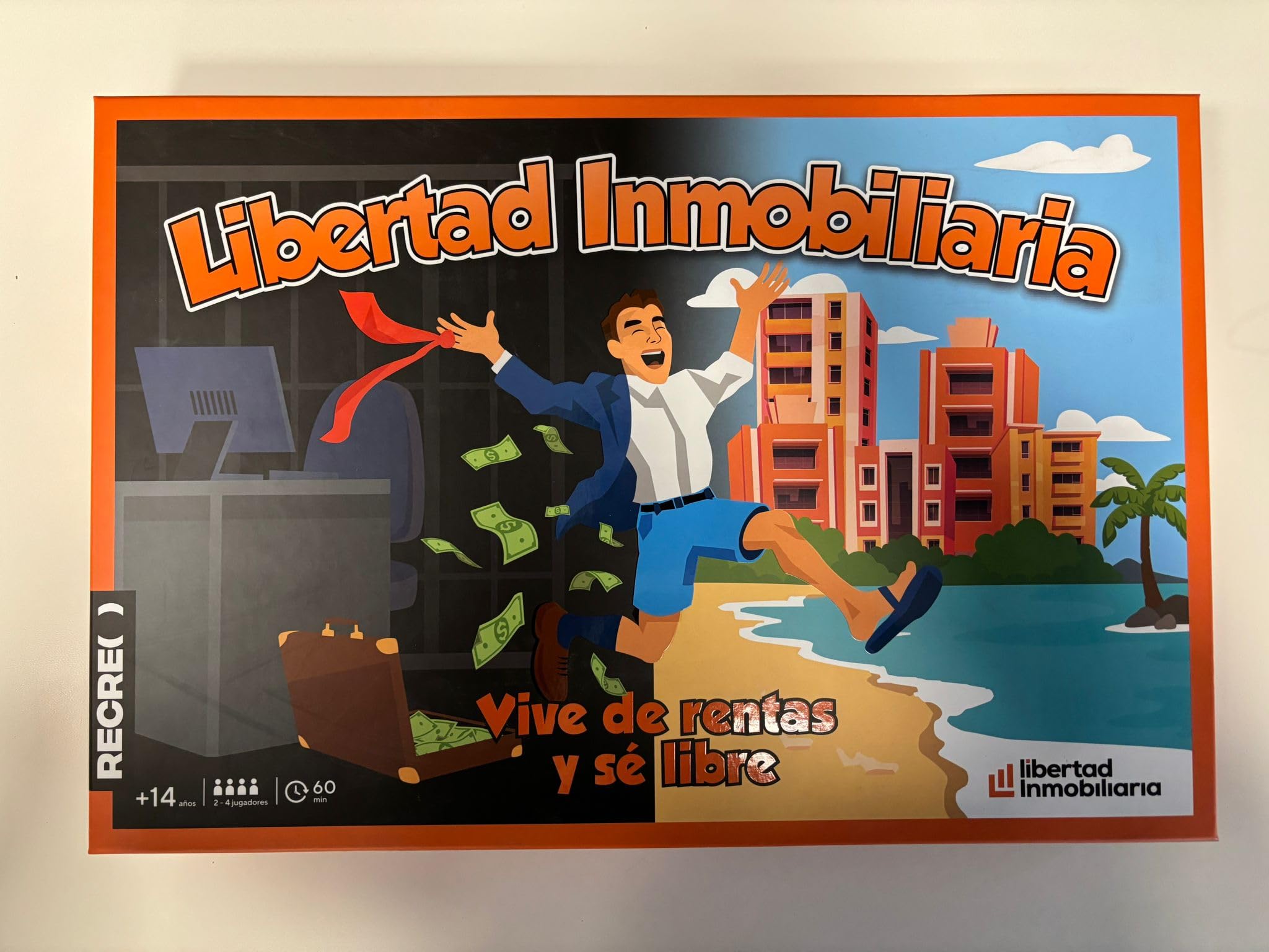 LIBERTAD INMOBILIARIA | Juego de Mesa Educativo | Juegos de Mesa Adulto Aprender a Invertir | Board Games Libertad Financiera Inversión Inmuebles | Juego de Mesa Adulto y Niños +14 años | Carlos Galan
