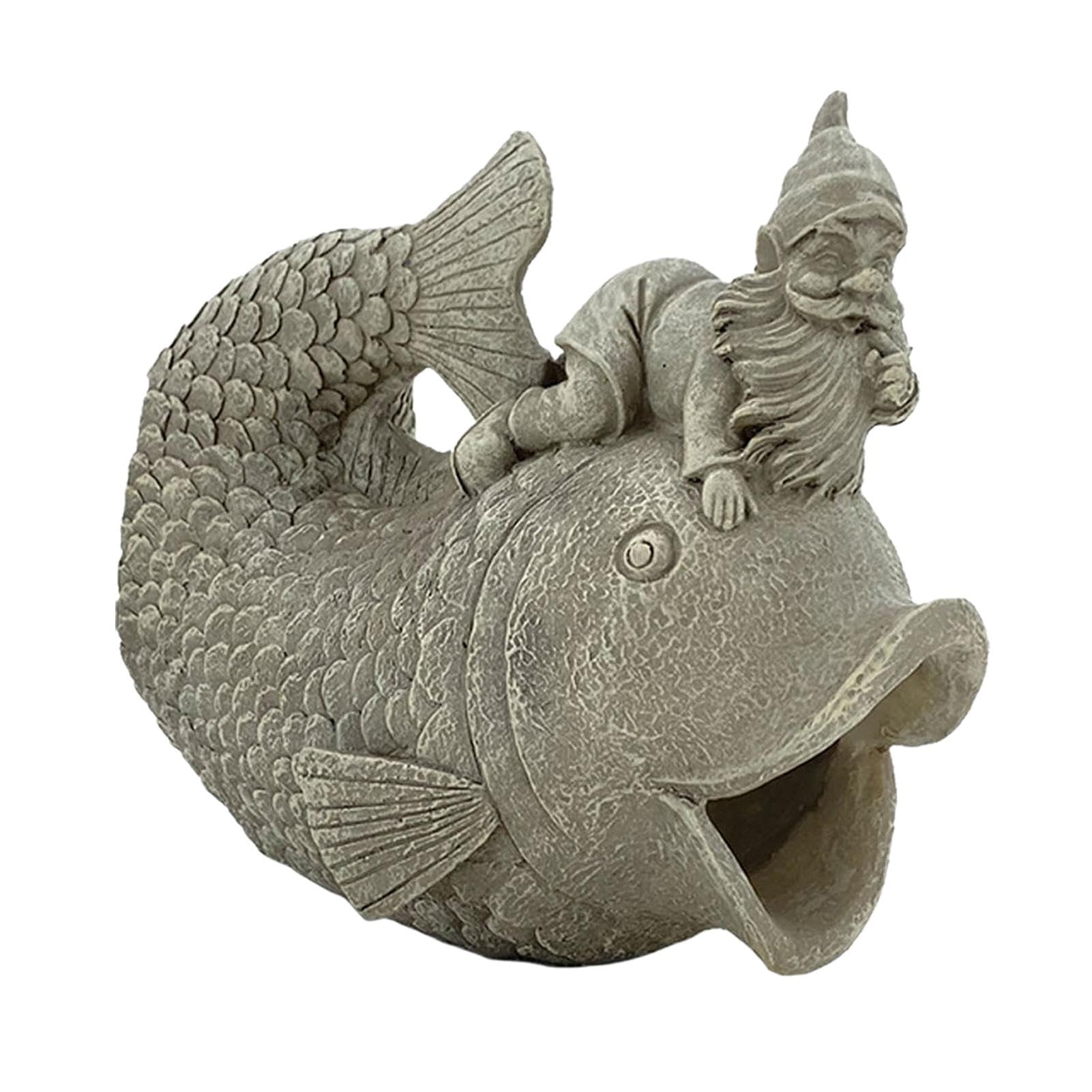 Extension de tuyau de gouttière décorative, Inverseur de tuyau, Statue d'extension de poisson nain